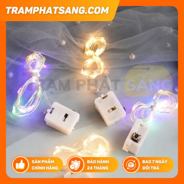 Đèn led đom đóm trang trí 8W dùng pin