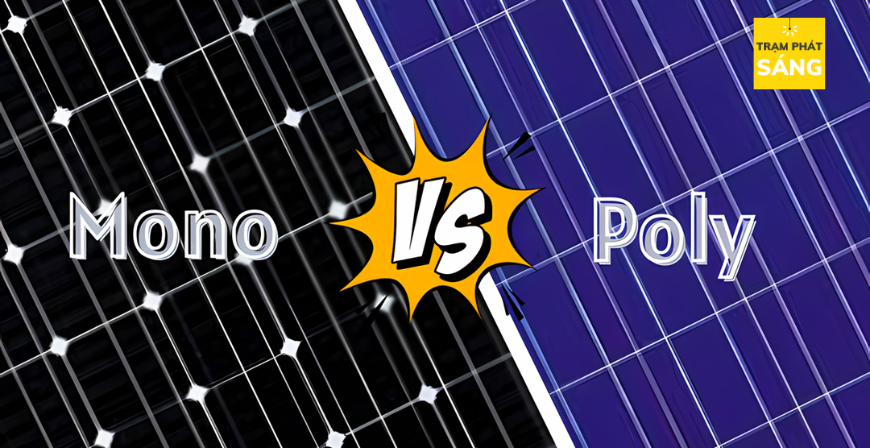 Tấm pin năng lượng mặt trời Monocrystalline và Polycrystalline khác nhau như nào?