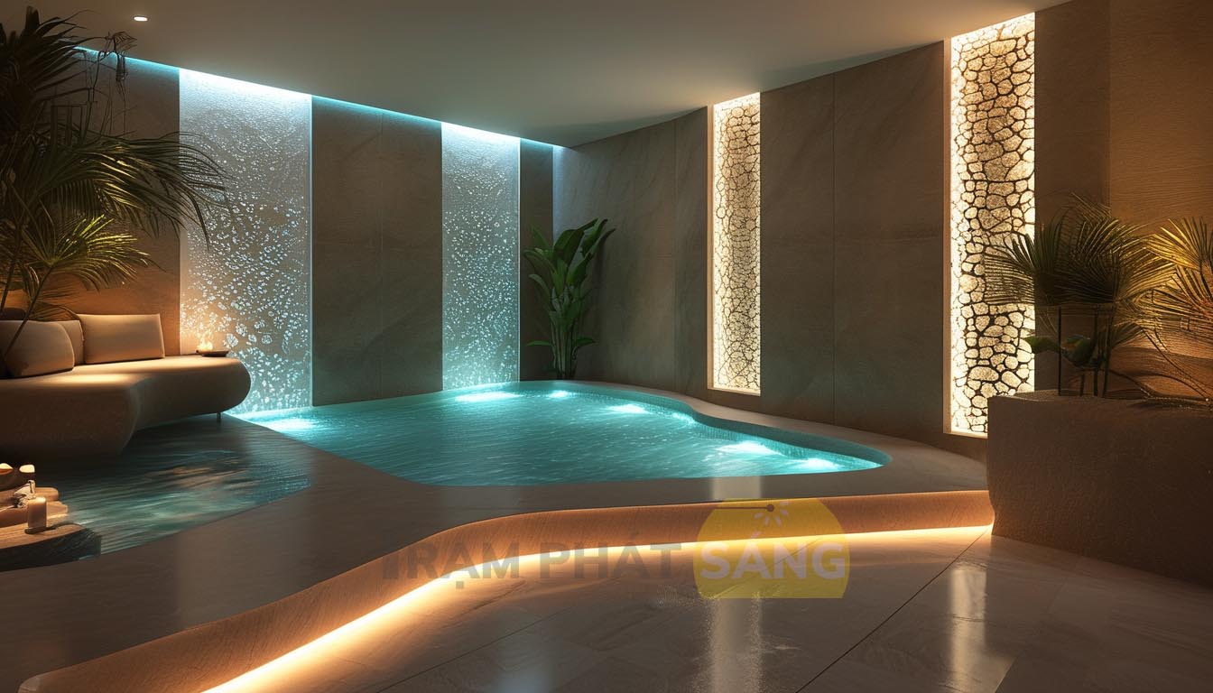 Đèn led rọi trang trí Spa