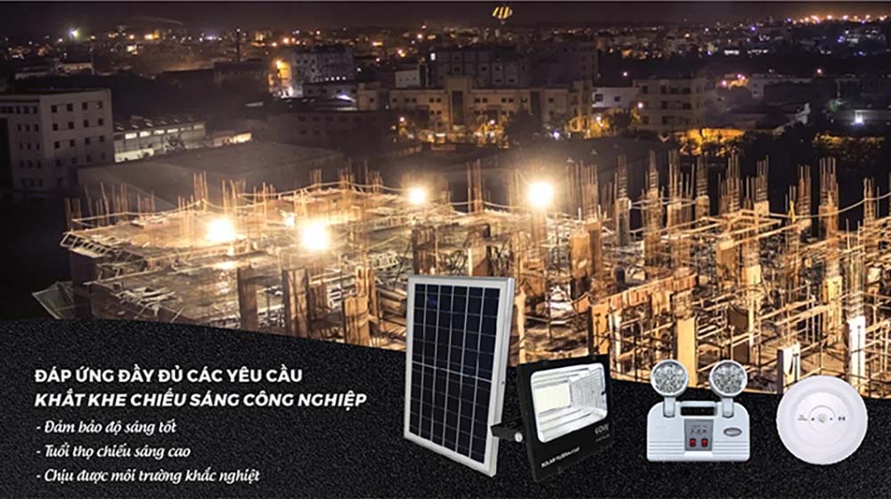 Đèn pha LED cho công trình xây dựng: Giải pháp chiếu sáng hiệu quả và tiết kiệm