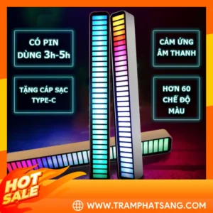 Thanh Đèn LED RGB Cảm Biến Âm Thanh 16 Triệu Màu - Decor Phòng & Decor Góc Gaming