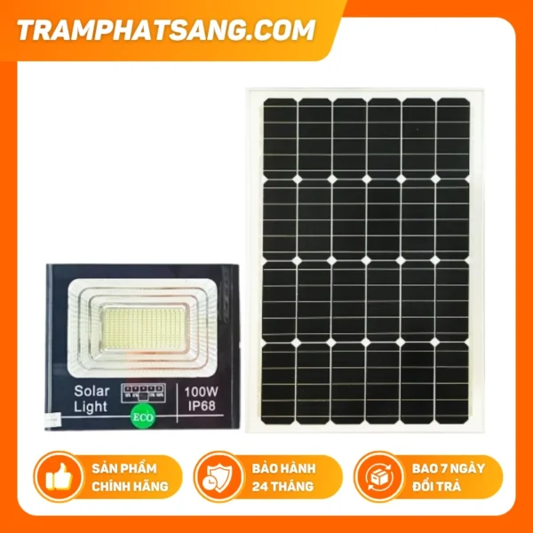 Đèn pha năng lượng mặt trời 100W AZE-SF1-100W