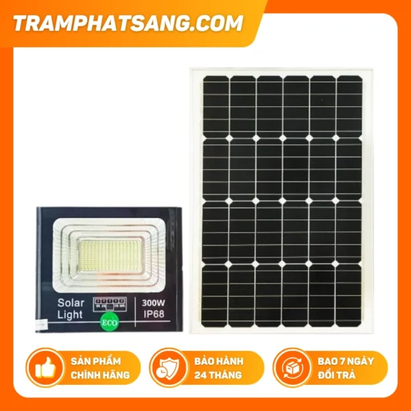 Đèn pha năng lượng mặt trời 300W AZE-SF1-300W