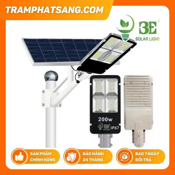 Đèn bàn chải năng lượng mặt trời AZE-SBC-100W thương hiệu Eco