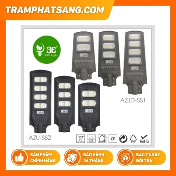 Đèn đường liền thể năng lượng mặt trời AZU-SS1-100W