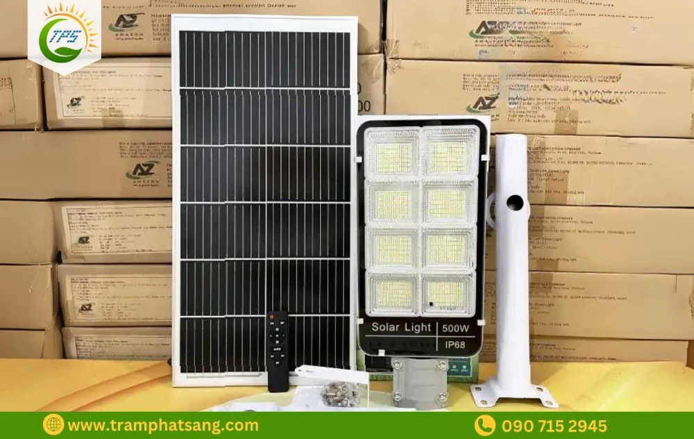 Đèn năng lượng mặt trời công suất 500W giá tốt