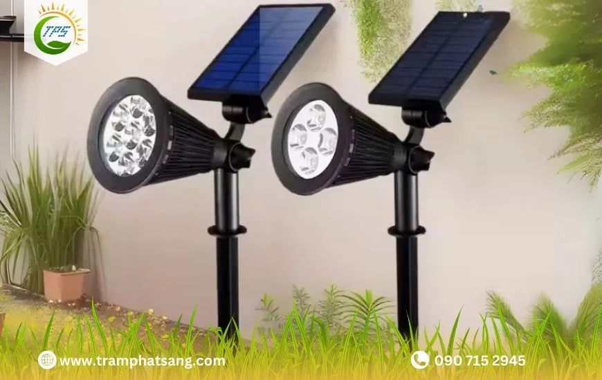 Mẫu đèn trụ sân vườn cắm cỏ cho khuôn viên, lối đi