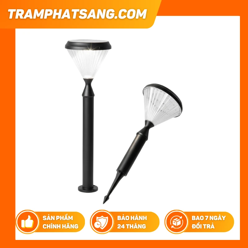 Đèn trụ cắm sân vườn năng lượng mặt trời AZFL-NTS-007-70CM Đèn trụ cắm sân vườn năng lượng mặt trời AZFL-NTS-007-70CM